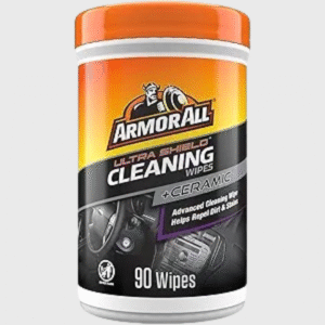 Home armor all ultra shield + ceramic cleaning wipes by armor all, car interior cleaner wipes with stain repelling technology, 90 count